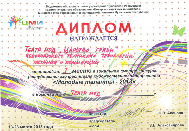 «Молодые таланты - 2013» - 13.03.2013